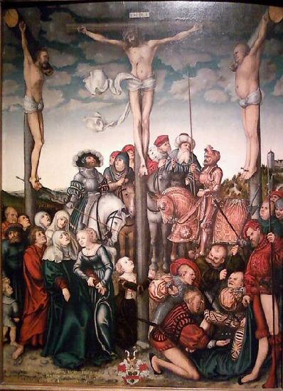 Lucas Cranach the Elder The Crucifixion Germany oil painting art